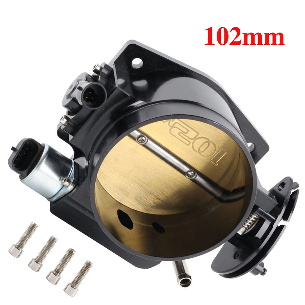 LS 102mm  with cable drive direct replacement Intake Manifold Throttle Body  Aluminum+ TPS + IAC For LS1 LS2 LS3 LS6 LSX